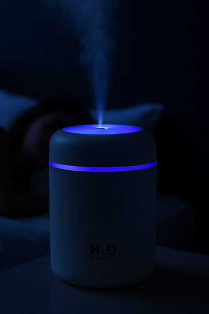 300 ml Ulrasonik Ledli Hava Nemlendirici Buhar Makinesi Ve Aroma Difüzörü